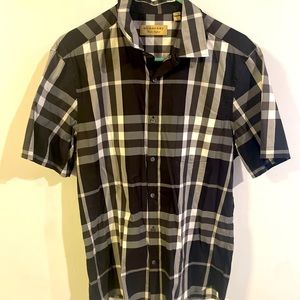 Burberry button up.